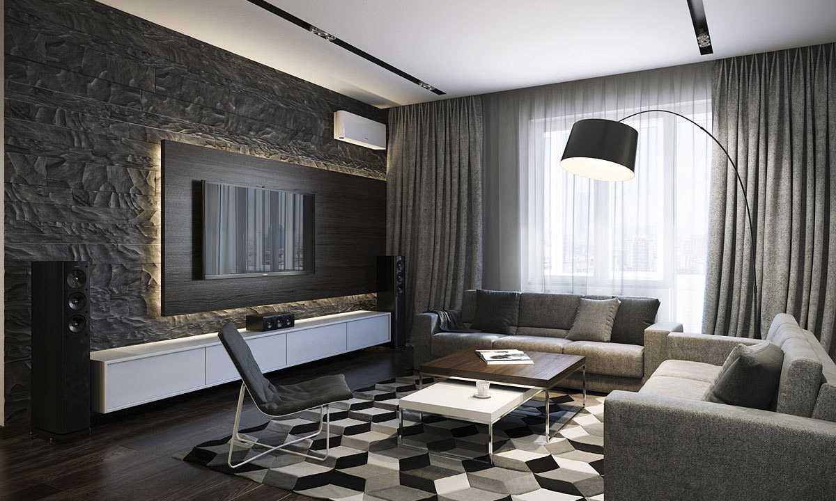 В каком стиле оформить интерьер гостиной 18 кв. м?
