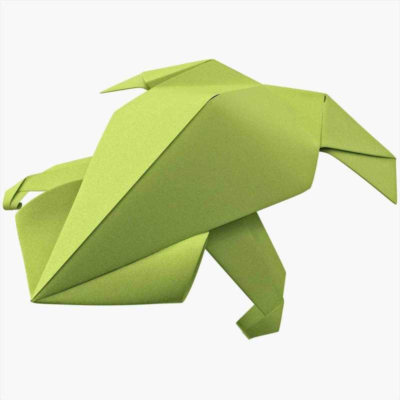 Ракета, модульное оригами — схема сборки: